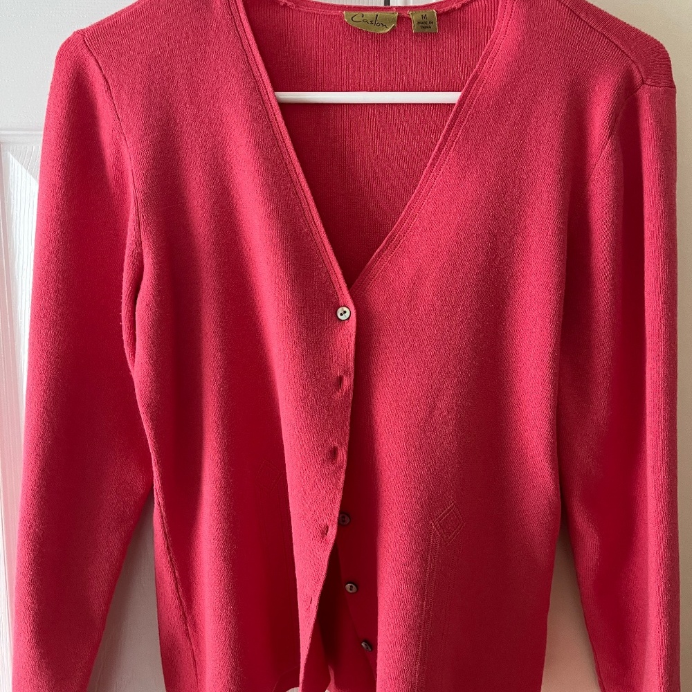 Carlson Cardigan Sweater, Size Medium